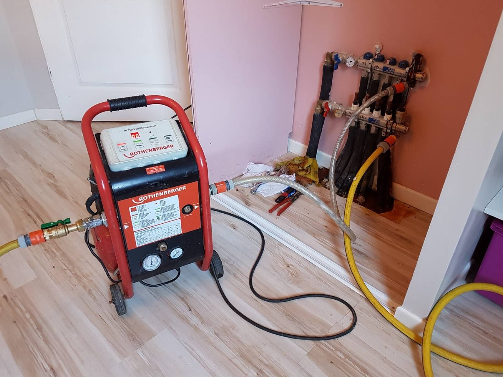 Parseller Vaillant Hermetik Şofben Petek Temizliği